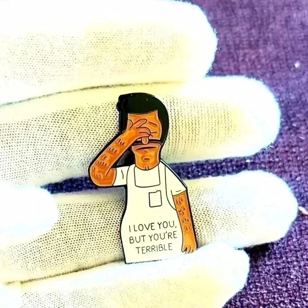 Bob's Burger Hot Funny Quote Pin